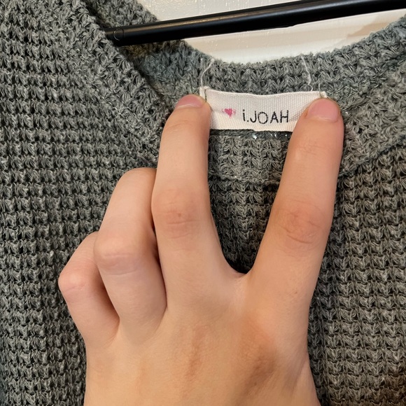 I.JOAH Cold Shoulder Sweater - Picture 3 of 5